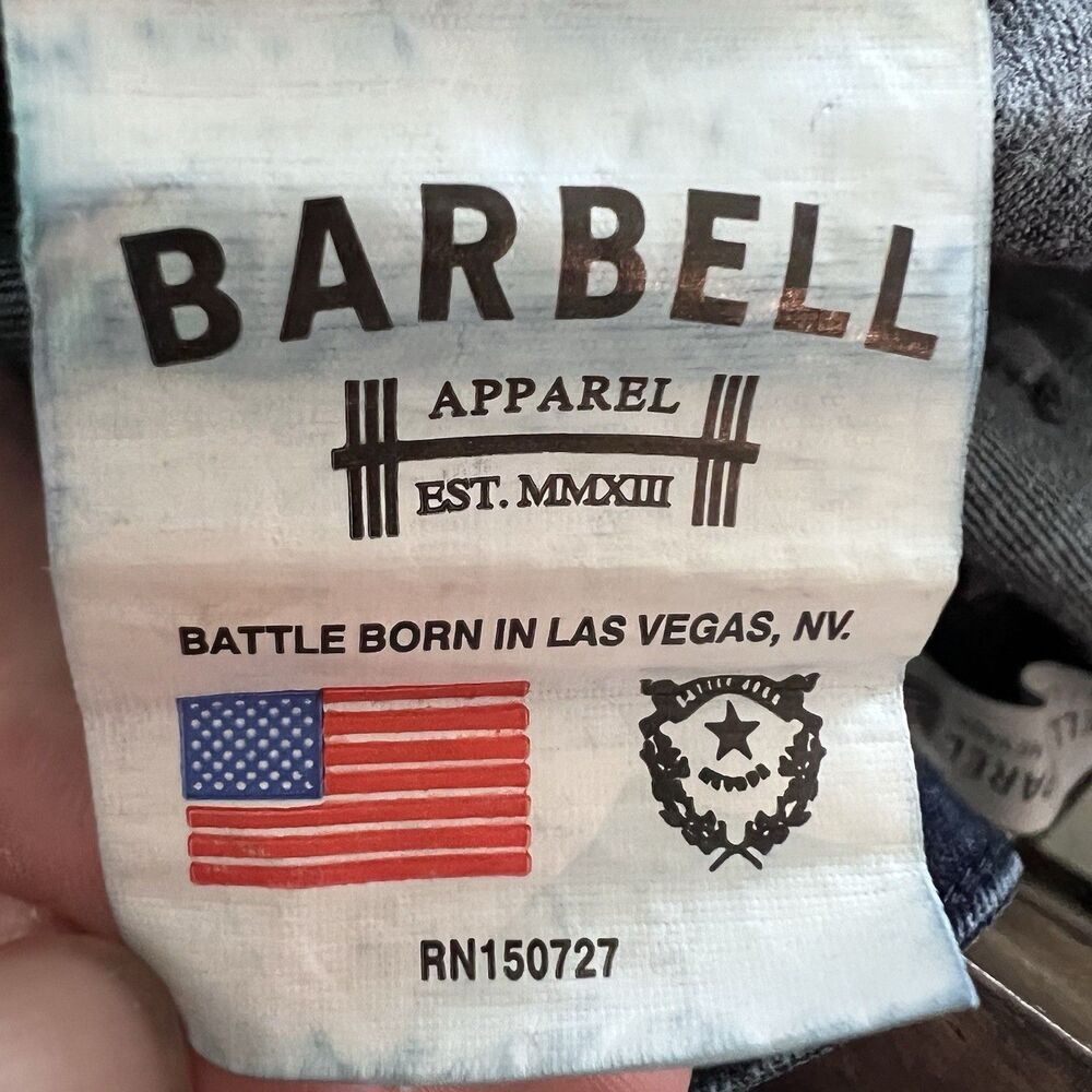 Barbell Apparel D002 Dark Wash Athletic Fit Straight Stretch Jeans Men's 38x32 - Picture 12 of 13